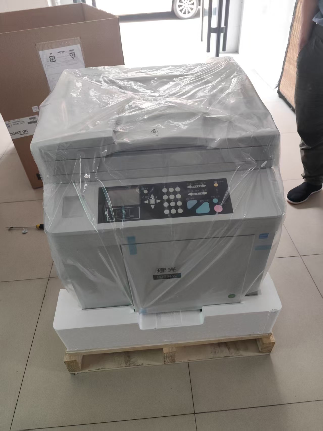 理光DD3345C拆封时01.jpg